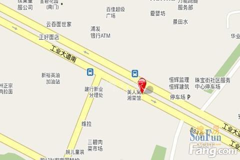 广百海港城项目位置交通图
